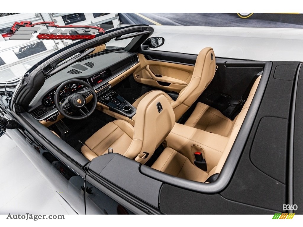 2020 911 Carrera S Cabriolet - Black / Black/Mojave Beige photo #12