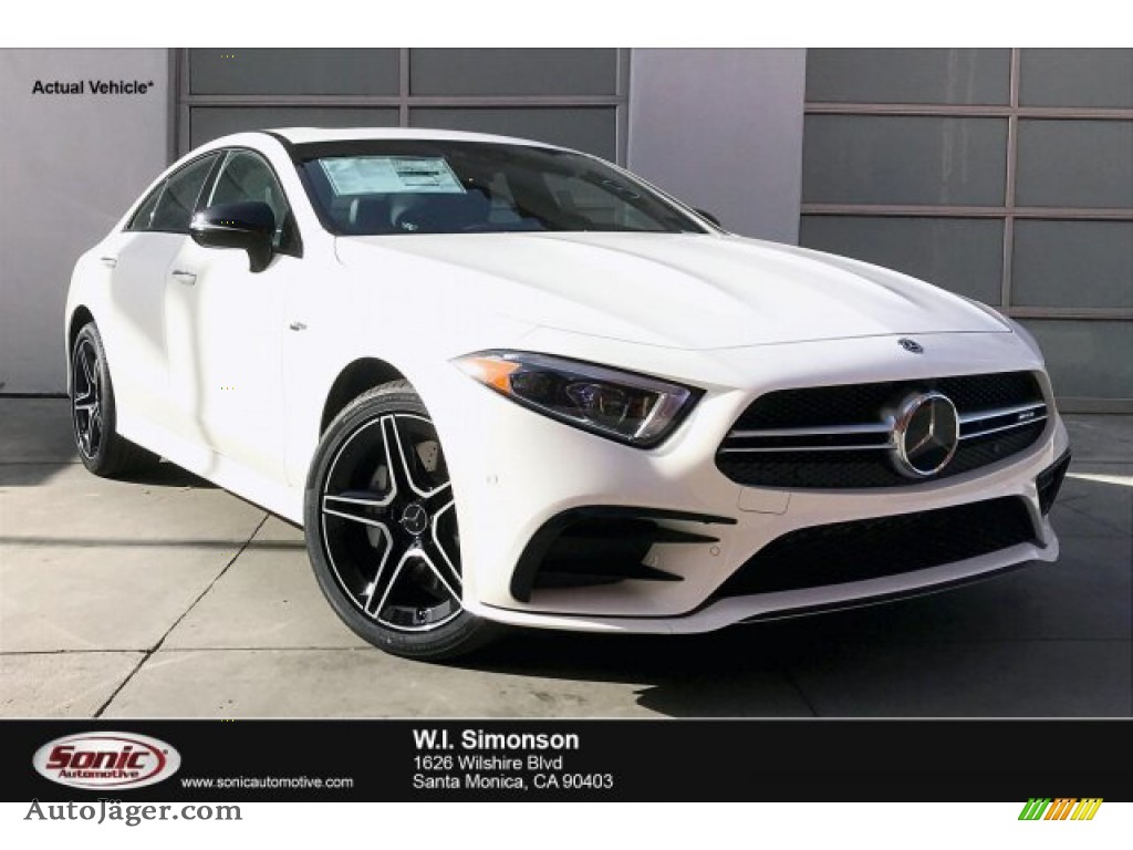 Polar White / Black Mercedes-Benz CLS AMG 53 4Matic Coupe