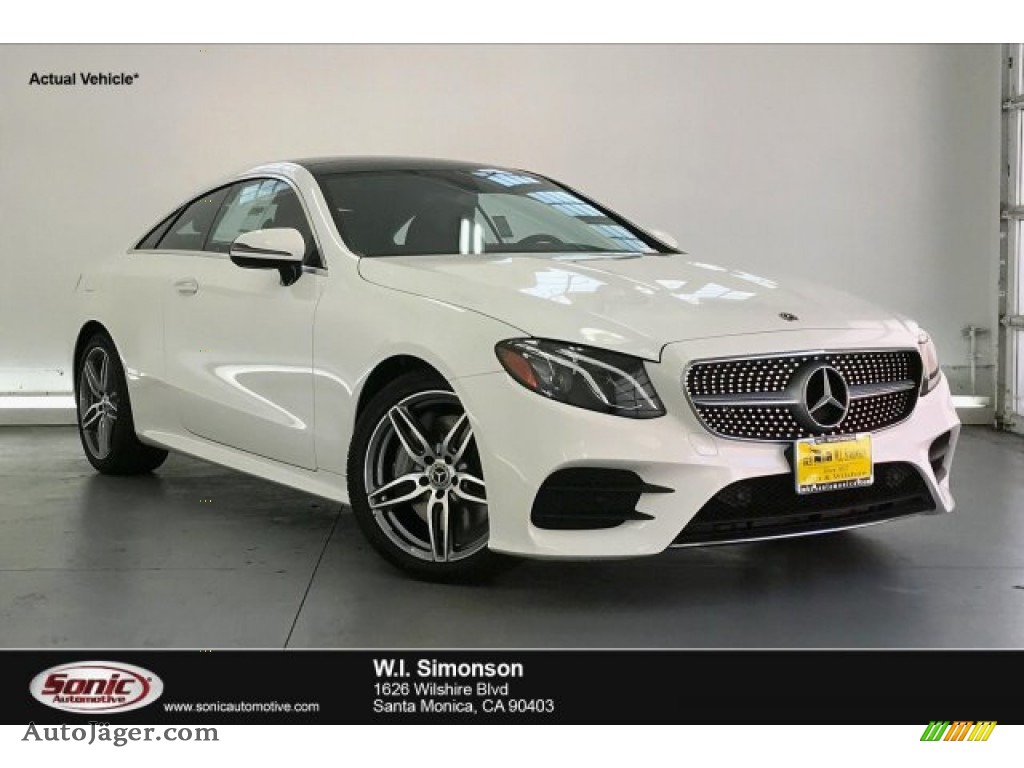 2019 E 450 Coupe - Polar White / Black photo #1