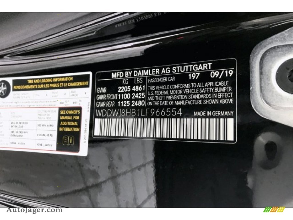 2020 C AMG 63 S Coupe - Obsidian Black Metallic / Black photo #24