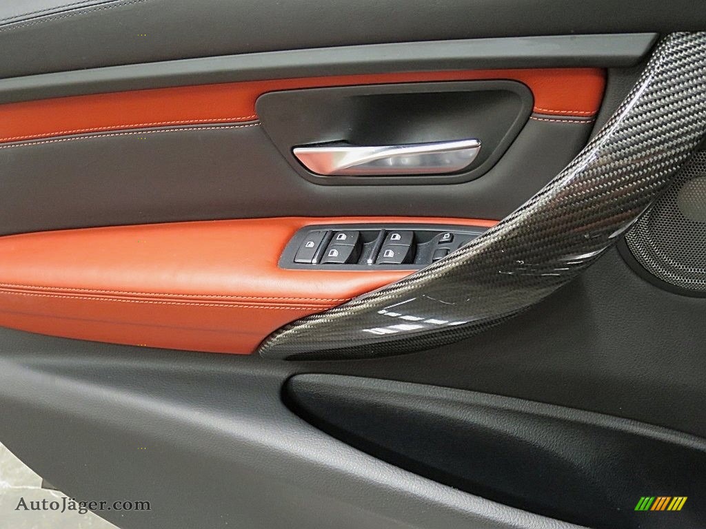 2017 M3 Sedan - Black Sapphire Metallic / Sakhir Orange/Black photo #22