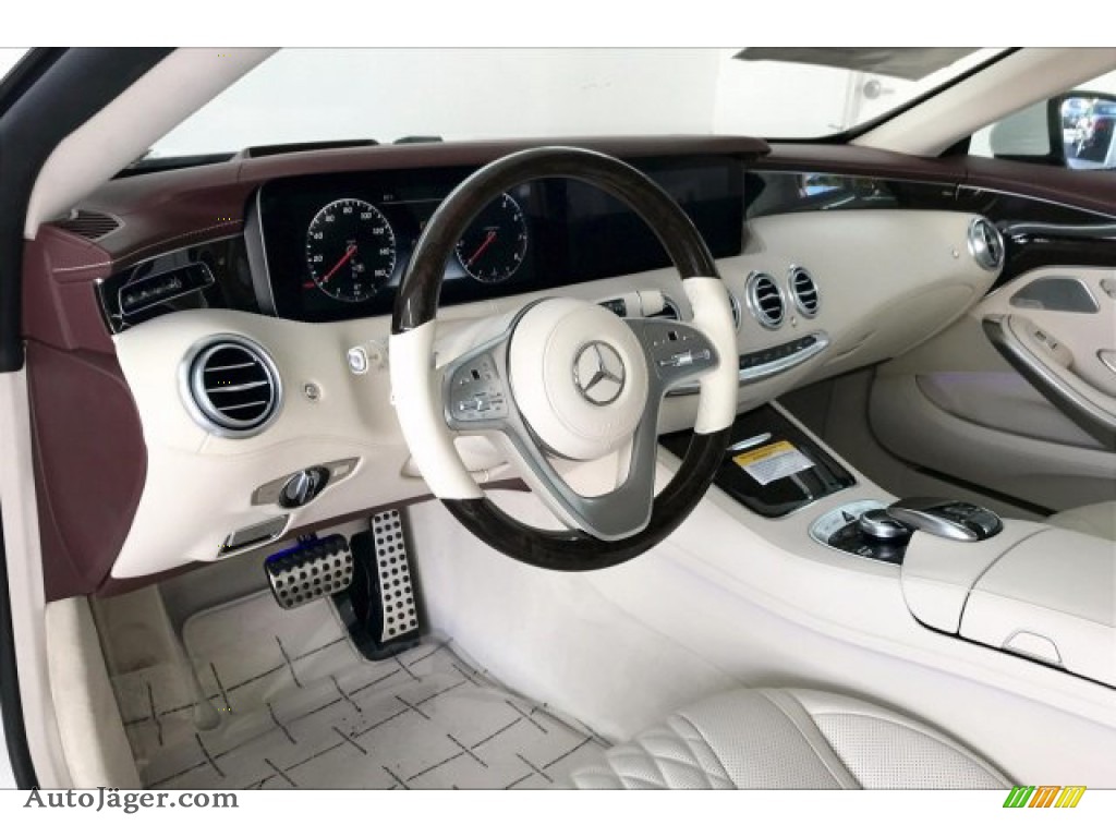 2020 S 560 Cabriolet - designo Diamond White Metallic / designo Porcelain/Titan Red photo #4