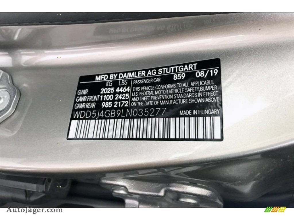 2020 CLA 250 Coupe - Mojave Silver Metallic / Macchiato Beige photo #11