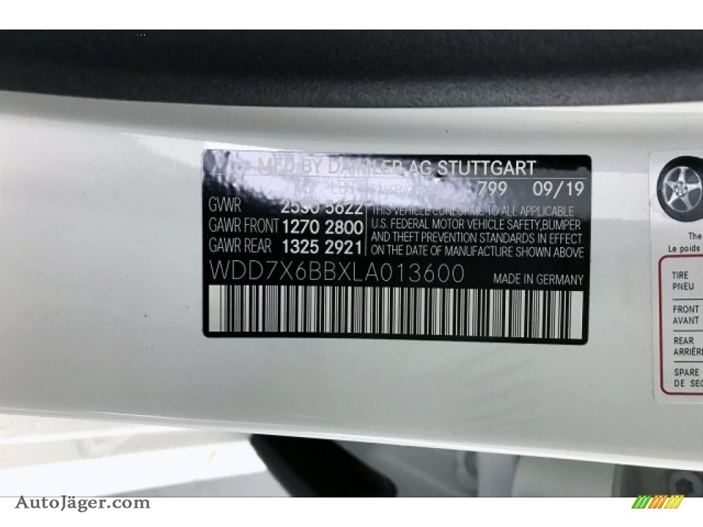 2020 AMG GT 53 - designo Diamond White Metallic / Saddle Brown photo #24