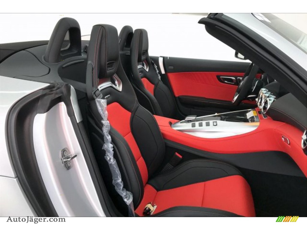 2020 AMG GT C Roadster - Iridium Silver Metallic / Red Pepper/Black photo #6