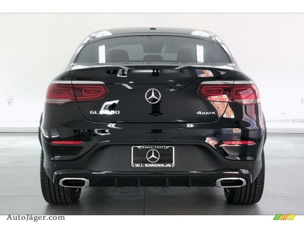 2020 GLC 300 4Matic Coupe - Black / Cranberry Red/Black photo #3