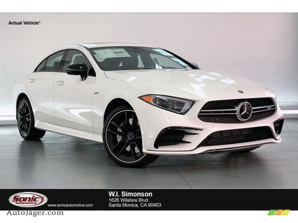 Polar White / Black Mercedes-Benz CLS AMG 53 4Matic Coupe