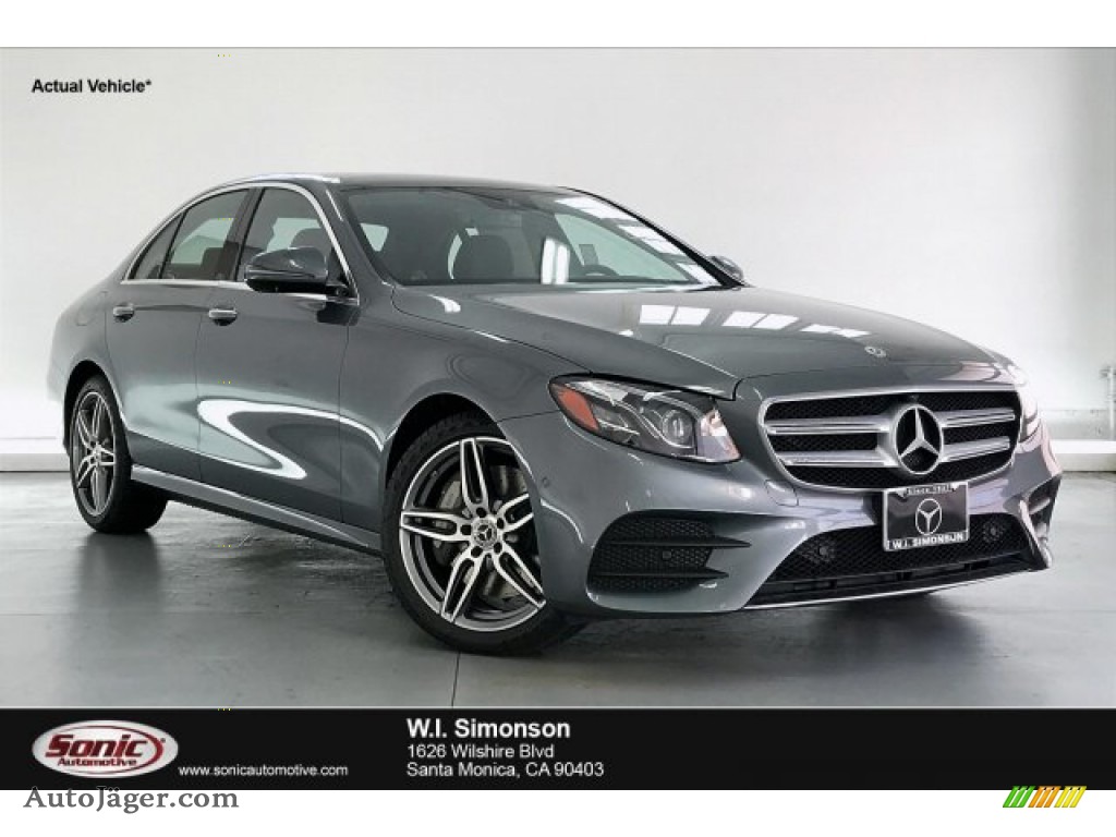 Selenite Grey Metallic / Black Mercedes-Benz E 450 4Matic Sedan