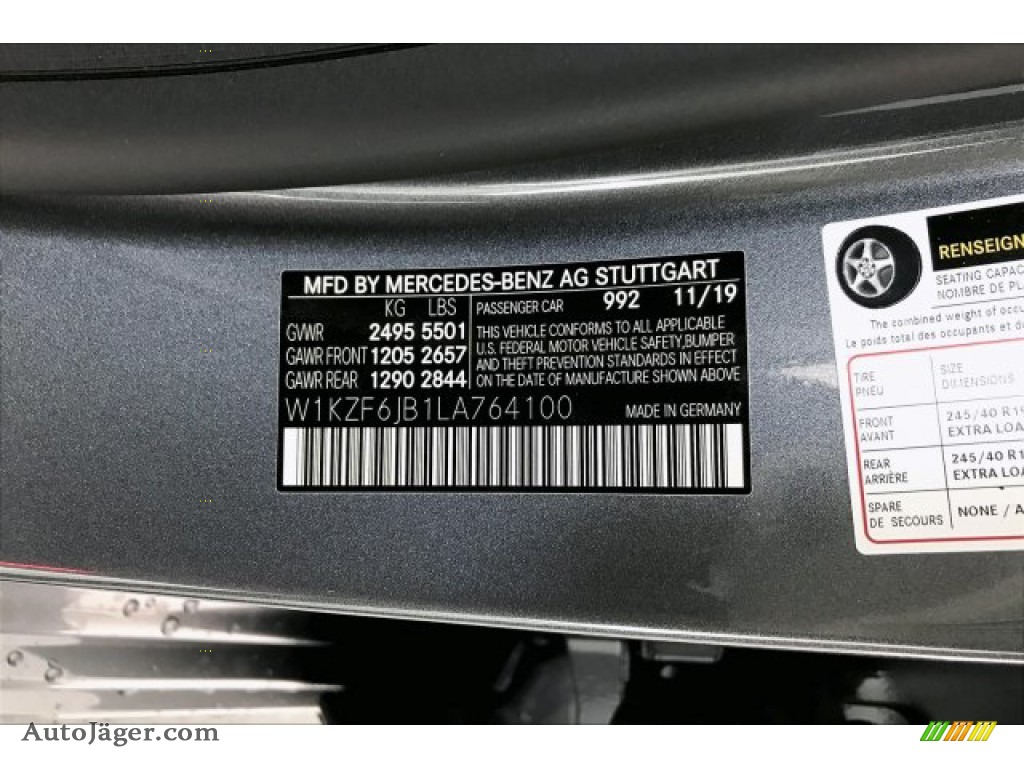 2020 E 450 4Matic Sedan - Selenite Grey Metallic / Black photo #11