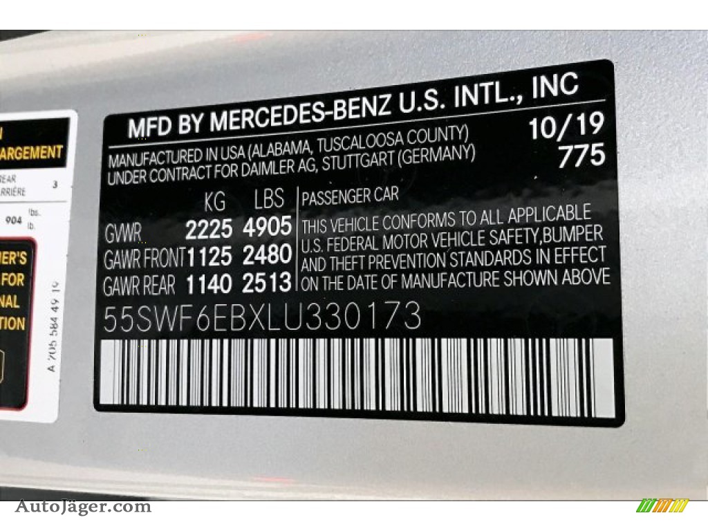 2020 C AMG 43 4Matic Sedan - Iridium Silver Metallic / Silk Beige/Black photo #24
