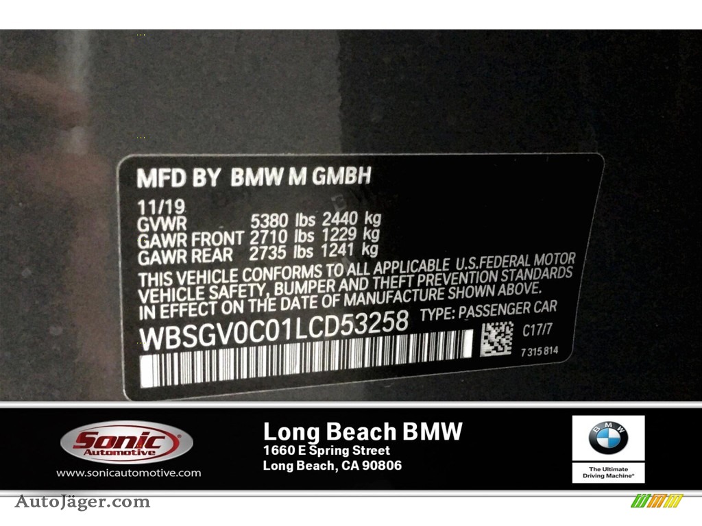 2020 M8 Gran Coupe - Brands Hatch Grey Metallic / Black photo #10