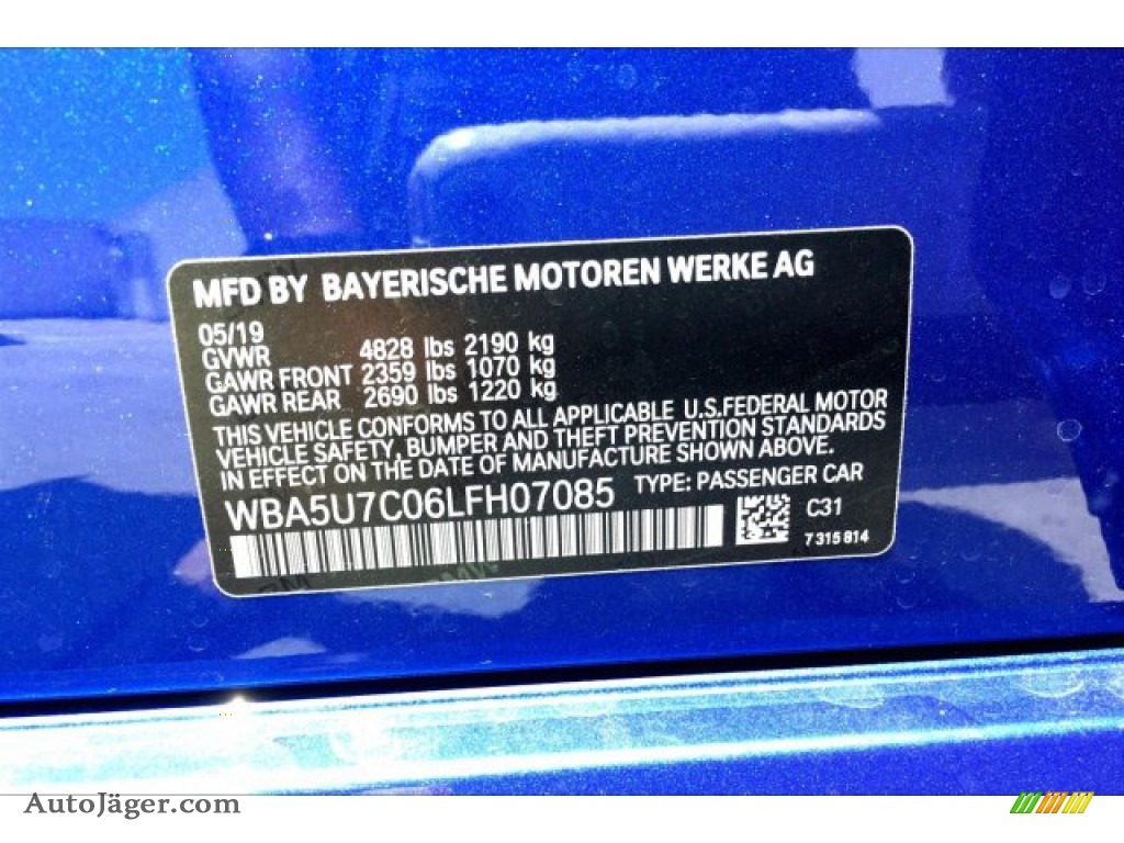 2020 3 Series M340i Sedan - Portimao Blue Metallic / Black photo #11