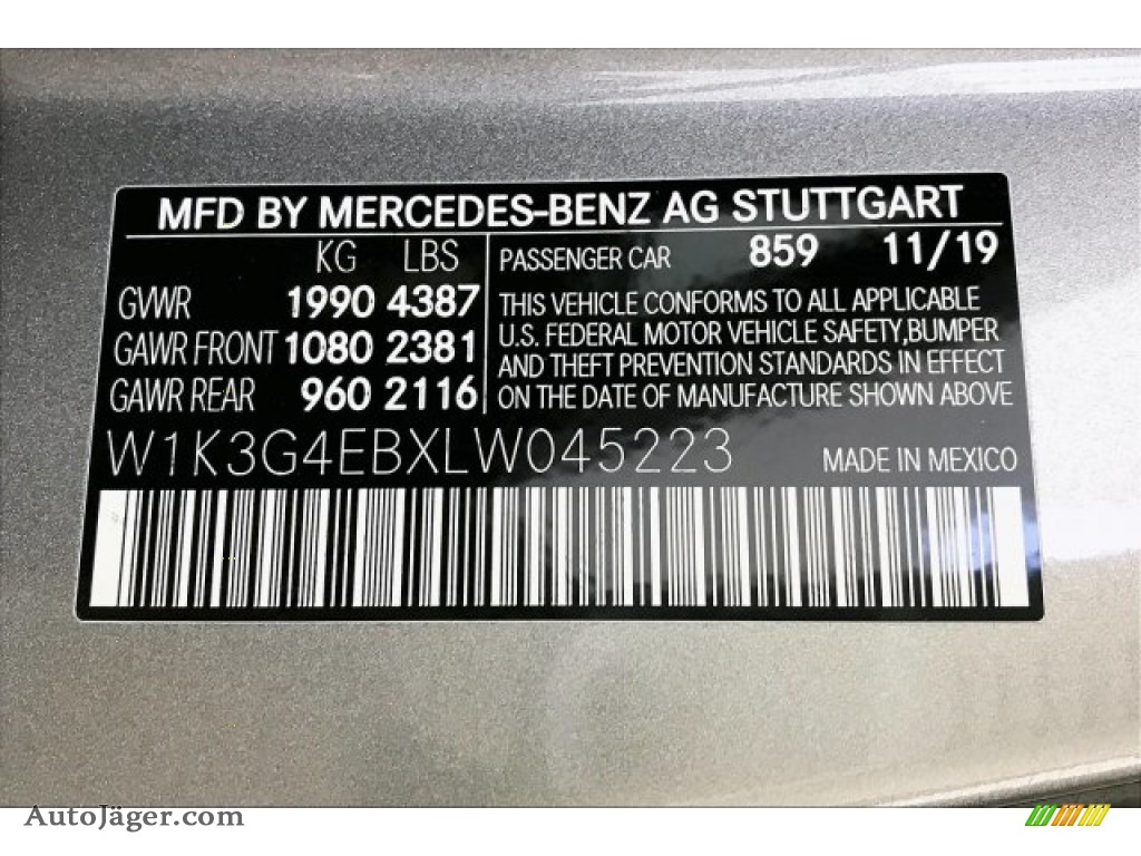 2020 A 220 Sedan - Mojave Silver Metallic / Macchiato Beige photo #11