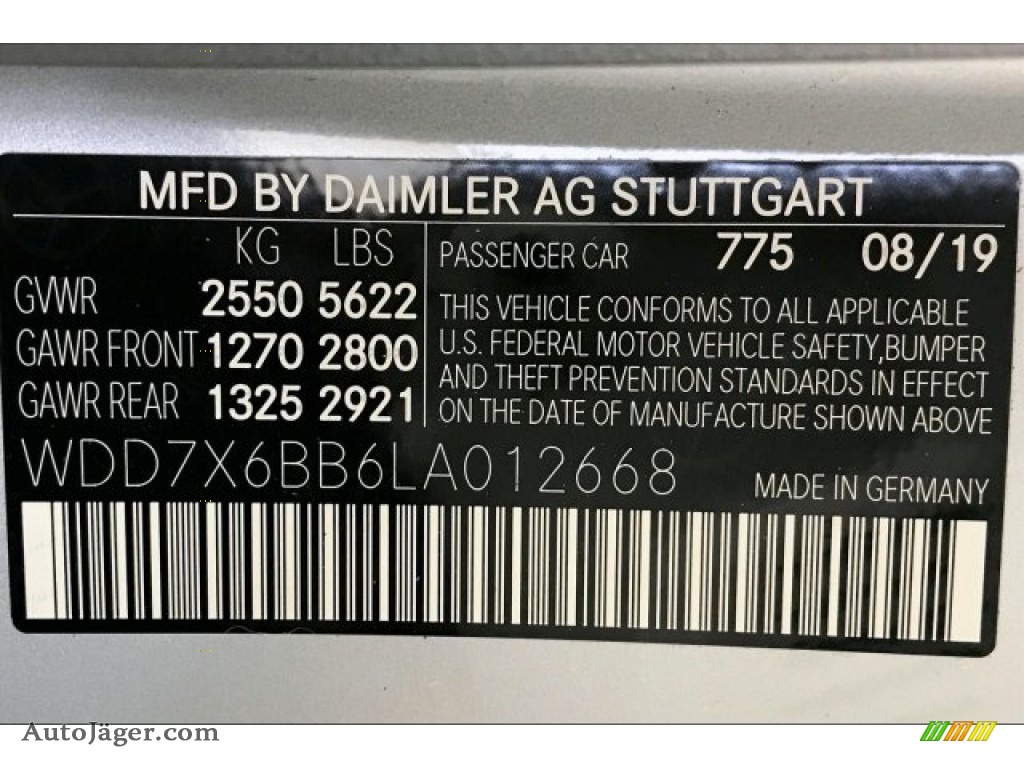 2020 AMG GT 53 - Iridium Silver Metallic / Black photo #24