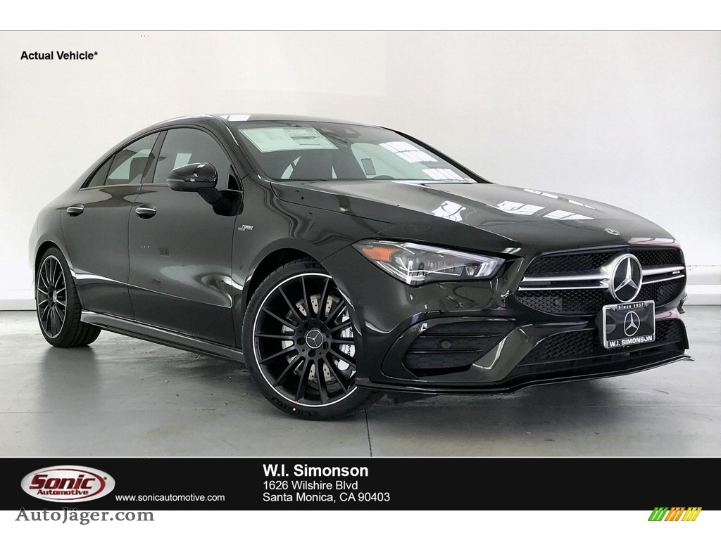 2020 CLA AMG 35 Coupe - Night Black / Classic Red/Black photo #1