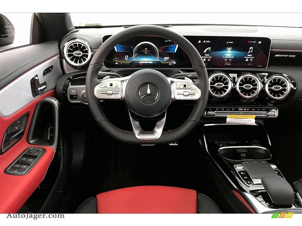 2020 CLA AMG 35 Coupe - Night Black / Classic Red/Black photo #4