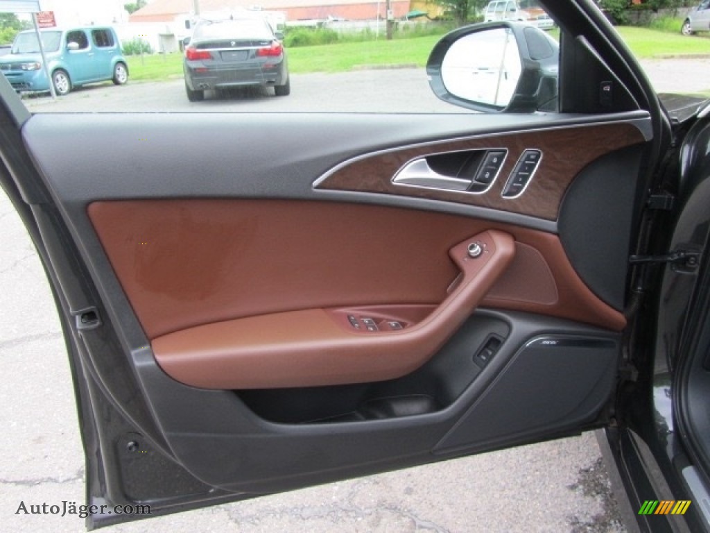 2013 A6 3.0T quattro Sedan - Oolong Gray Metallic / Nougat Brown photo #18