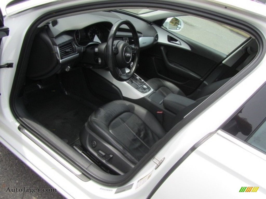 2012 A6 3.0T quattro Sedan - Ibis White / Black photo #17