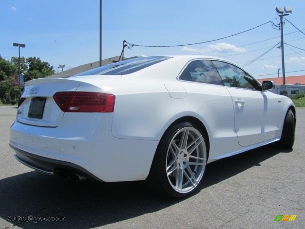 2014 S5 3.0T Premium Plus quattro Coupe - Ibis White / Black/Lunar Silver photo #10