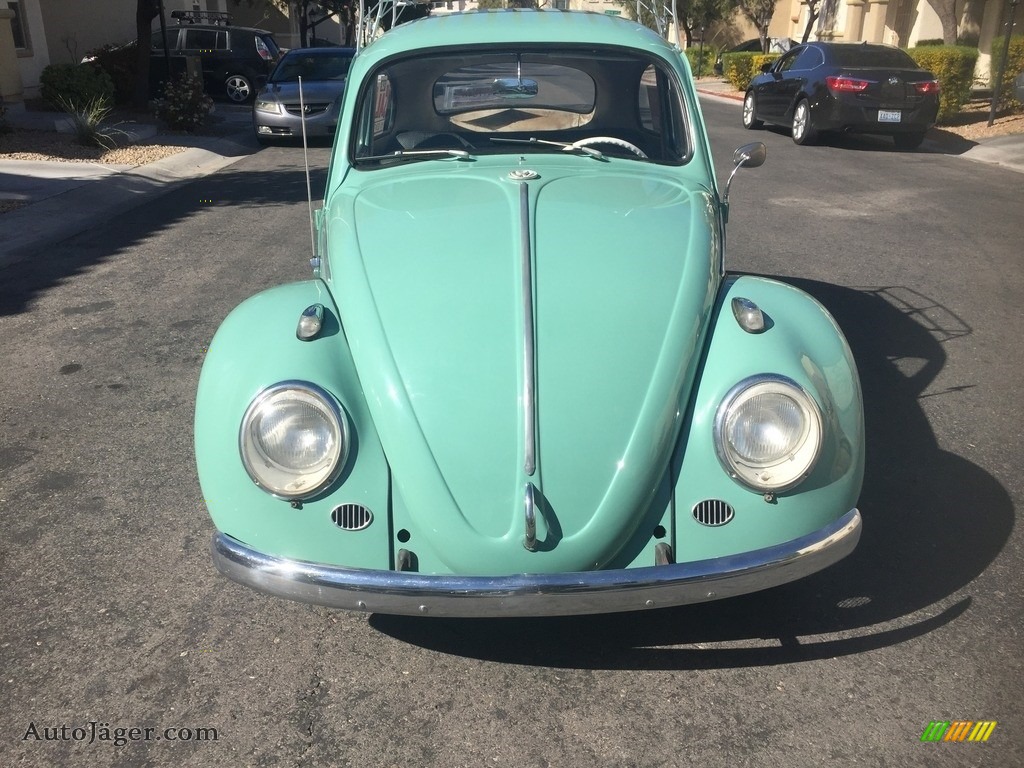 1963 Beetle Coupe - Teal / White/Green Mint photo #7
