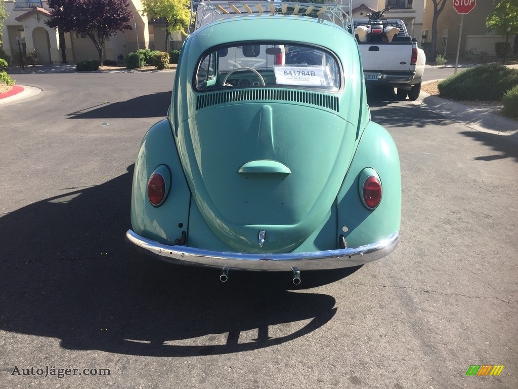 1963 Beetle Coupe - Teal / White/Green Mint photo #8
