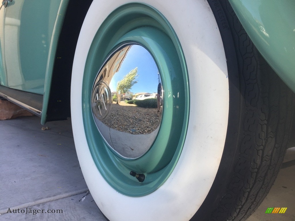 1963 Beetle Coupe - Teal / White/Green Mint photo #14