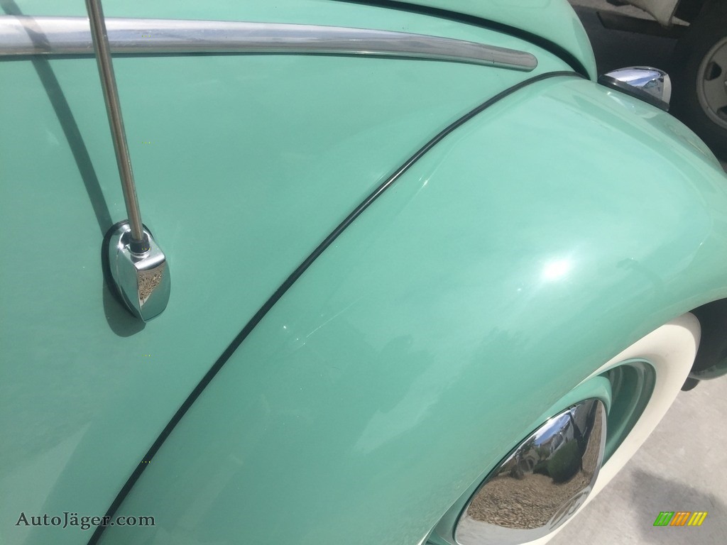 1963 Beetle Coupe - Teal / White/Green Mint photo #17