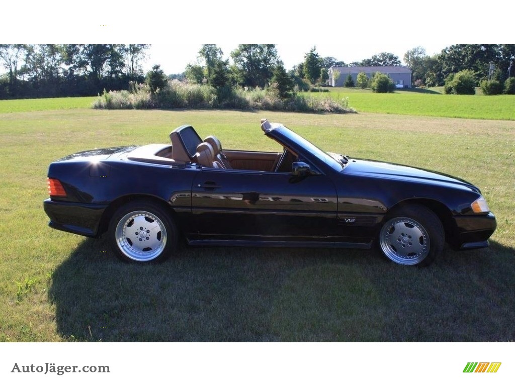 1993 SL 600 Roadster - Black / Parchment photo #1