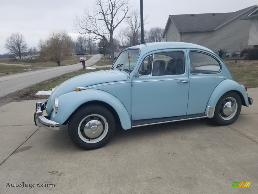 Baby Blue / Black Volkswagen Beetle Coupe