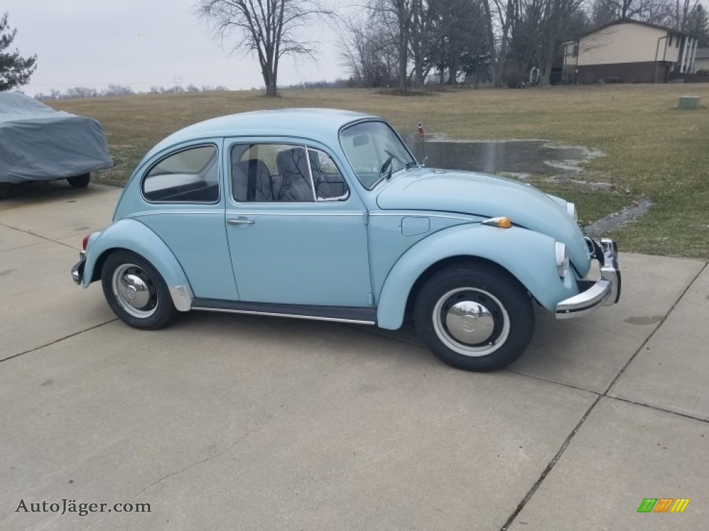1968 Beetle Coupe - Baby Blue / Black photo #20