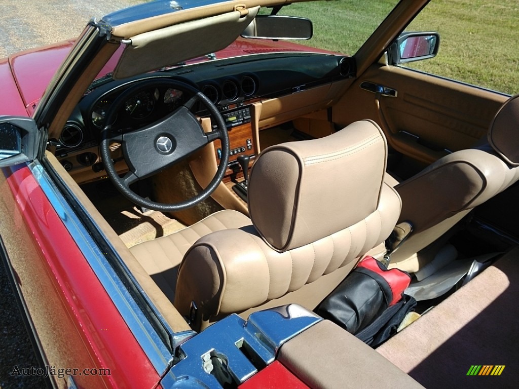 Signal Red / Palomino Mercedes-Benz SL Class 380 SL Roadster