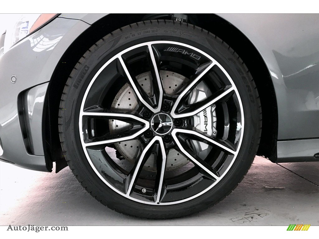 2020 C AMG 43 4Matic Sedan - Selenite Grey Metallic / Cranberry Red/Black photo #9