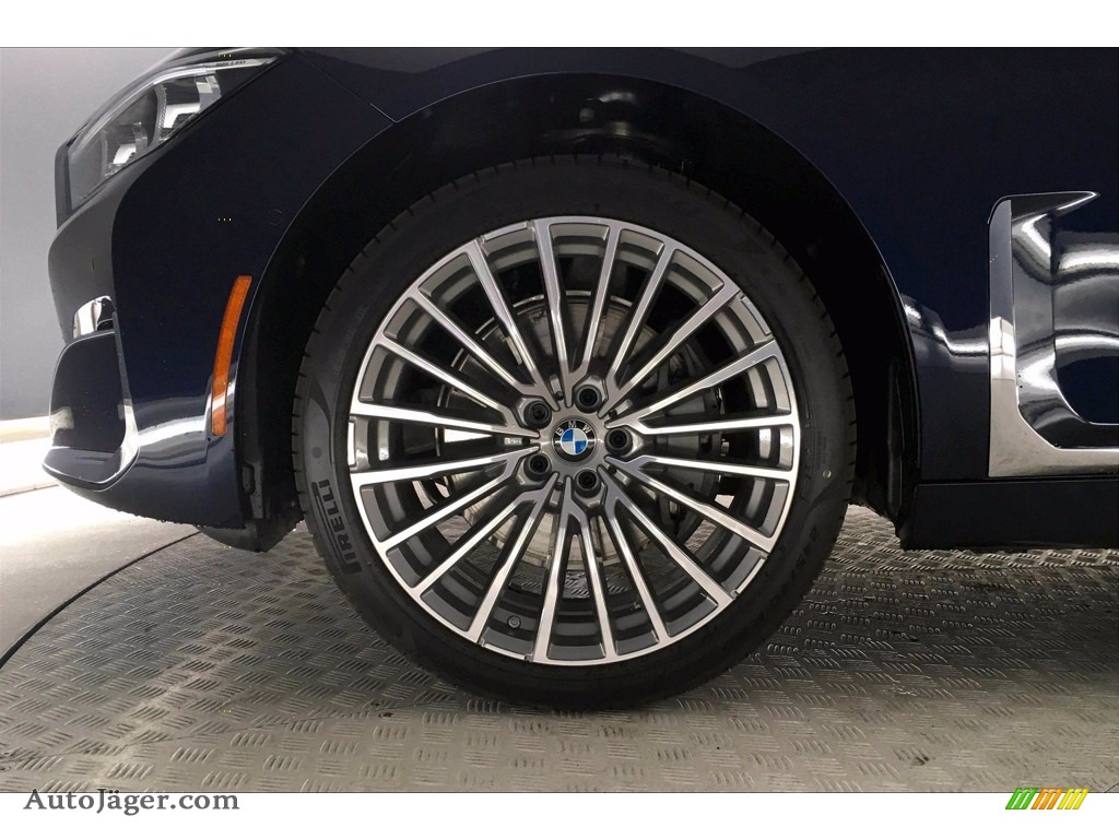 2020 7 Series 740i Sedan - Imperial Blue Metallic / Black photo #9