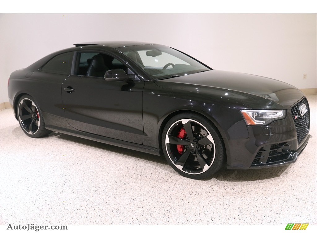 Panther Black Crystal / Black Audi RS 5 Coupe quattro