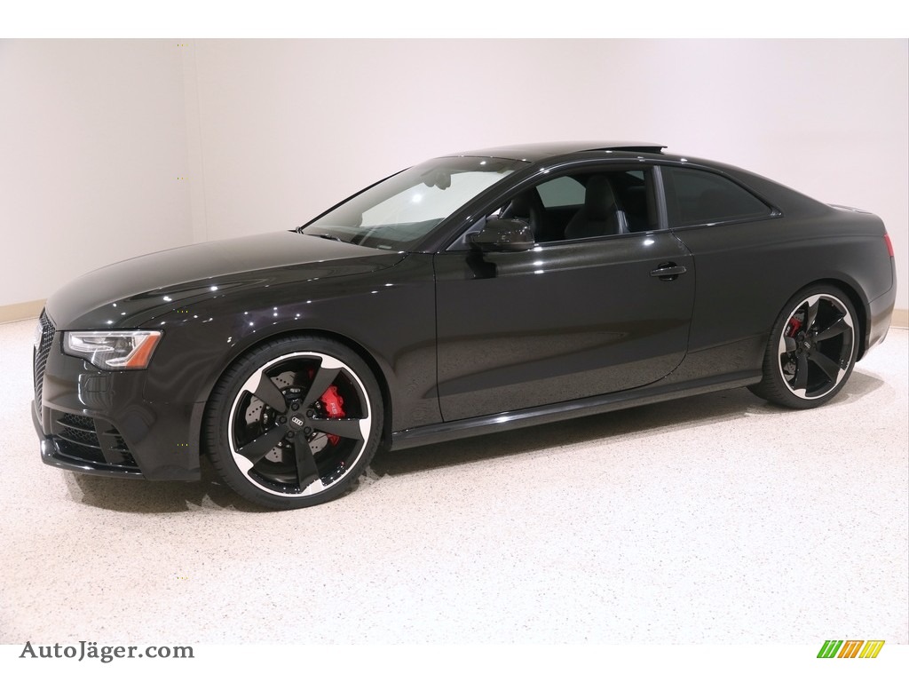 2015 RS 5 Coupe quattro - Panther Black Crystal / Black photo #3