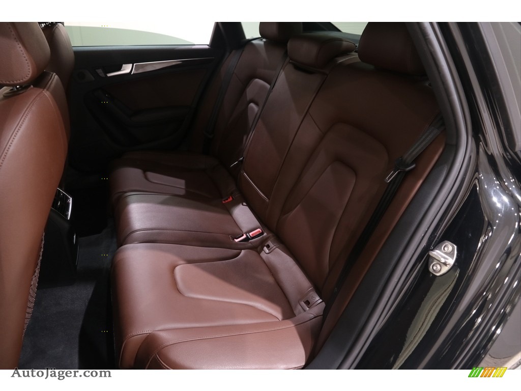 2014 A4 2.0T quattro Sedan - Phantom Black Pearl / Chestnut Brown/Black photo #23