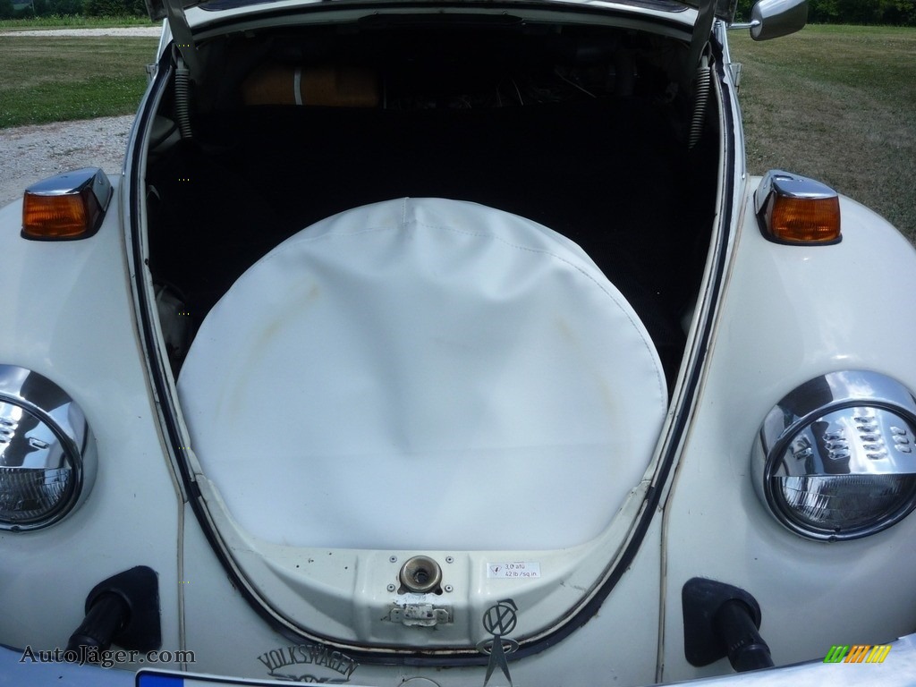 1974 Beetle Coupe - Atlas White / Slate photo #6
