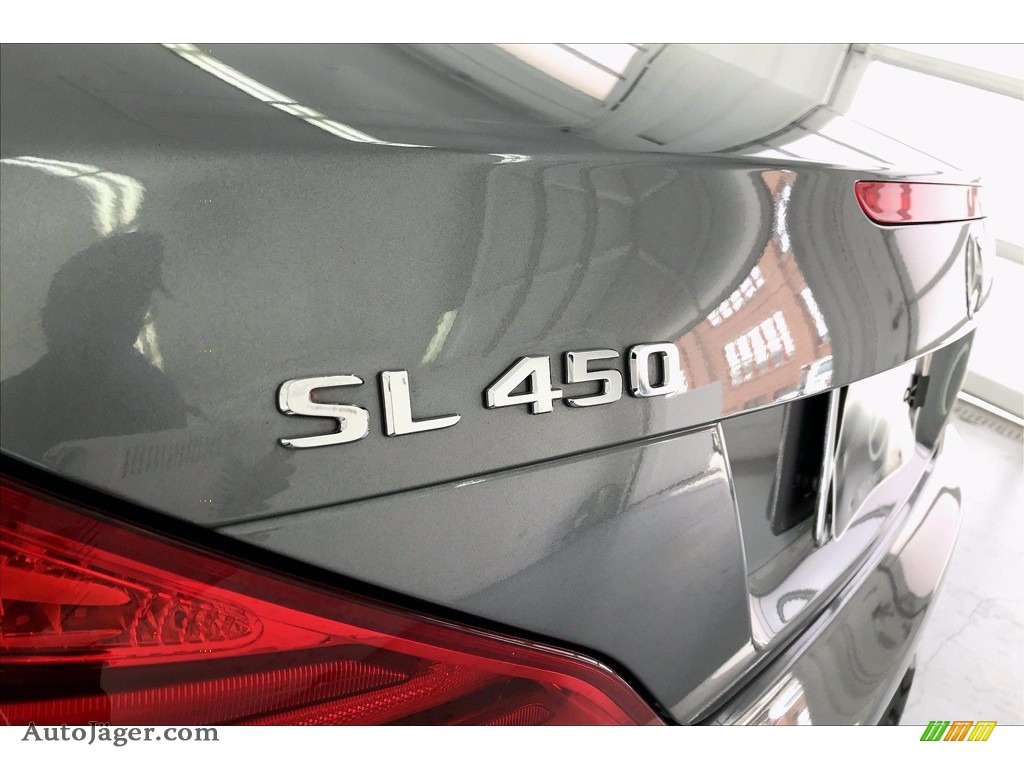 2017 SL 450 Roadster - Selenite Grey Metallic / Ginger Beige/Espresso Brown photo #25