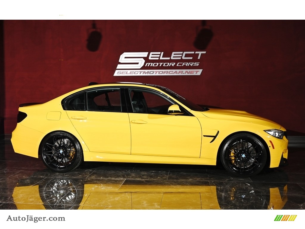 2017 M3 Sedan - Speed Yellow / Black photo #5
