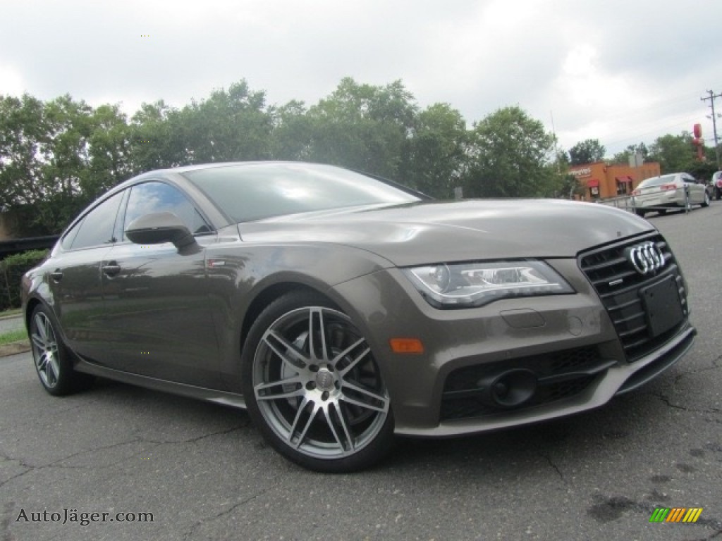 Dakota Gray Metallic / Black Audi A7 3.0T quattro Prestige