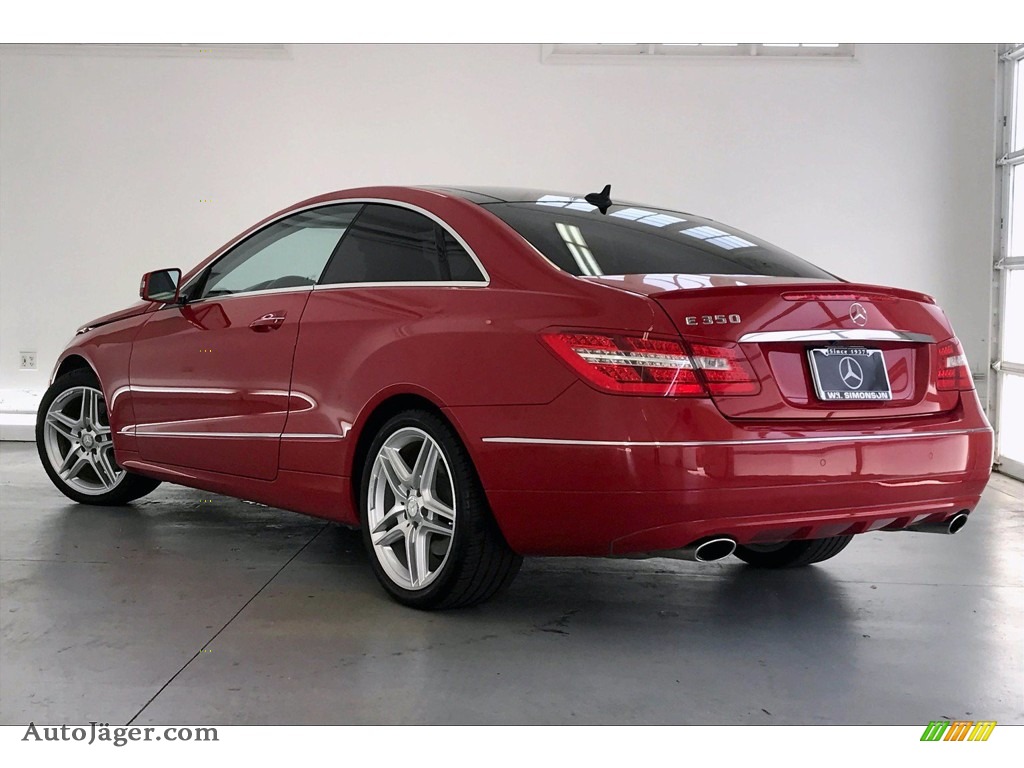2013 E 350 Coupe - Mars Red / Natural Beige/Black photo #10