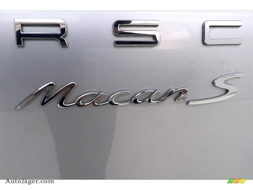 2015 Macan S - Rhodium Silver Metallic / Black photo #7