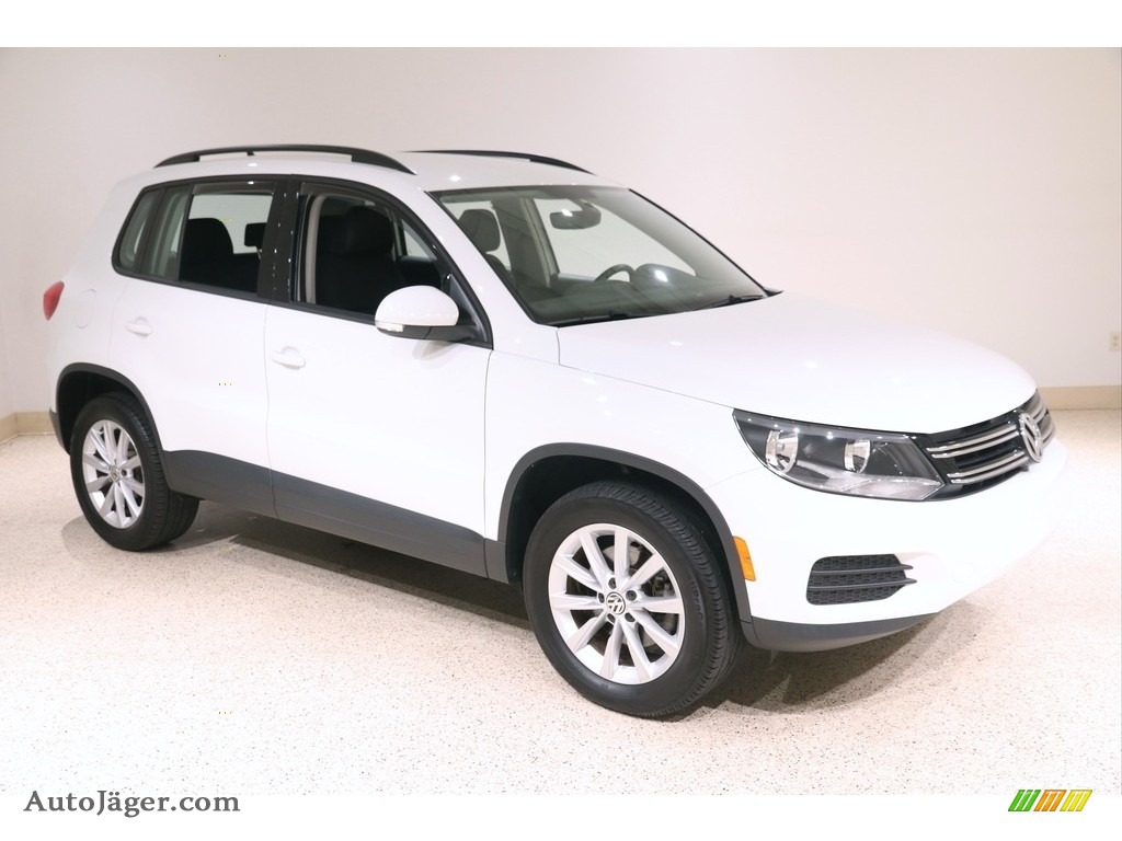 2017 Tiguan Limited 2.0T 4Motion - Pure White / Charcoal photo #1
