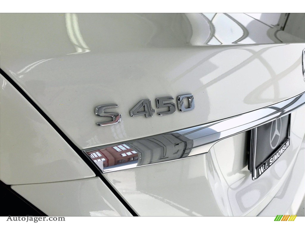 2019 S 450 Sedan - designo Diamond White Metallic / Silk Beige/Espresso Brown photo #27