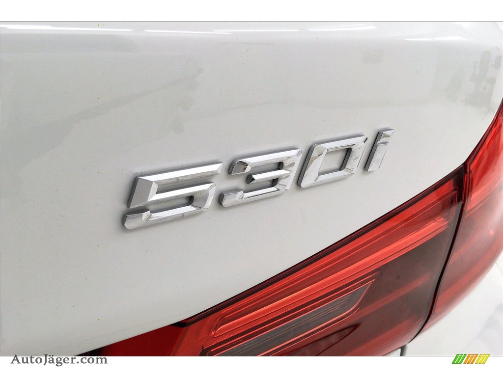 2017 5 Series 530i Sedan - Alpine White / Black photo #7