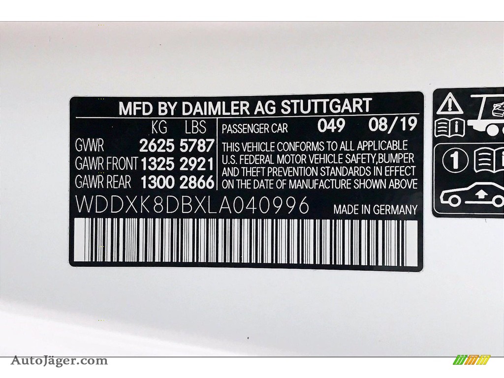 2020 S 560 Cabriolet - designo Cashmere White Magno (Matte) / designo Black photo #11