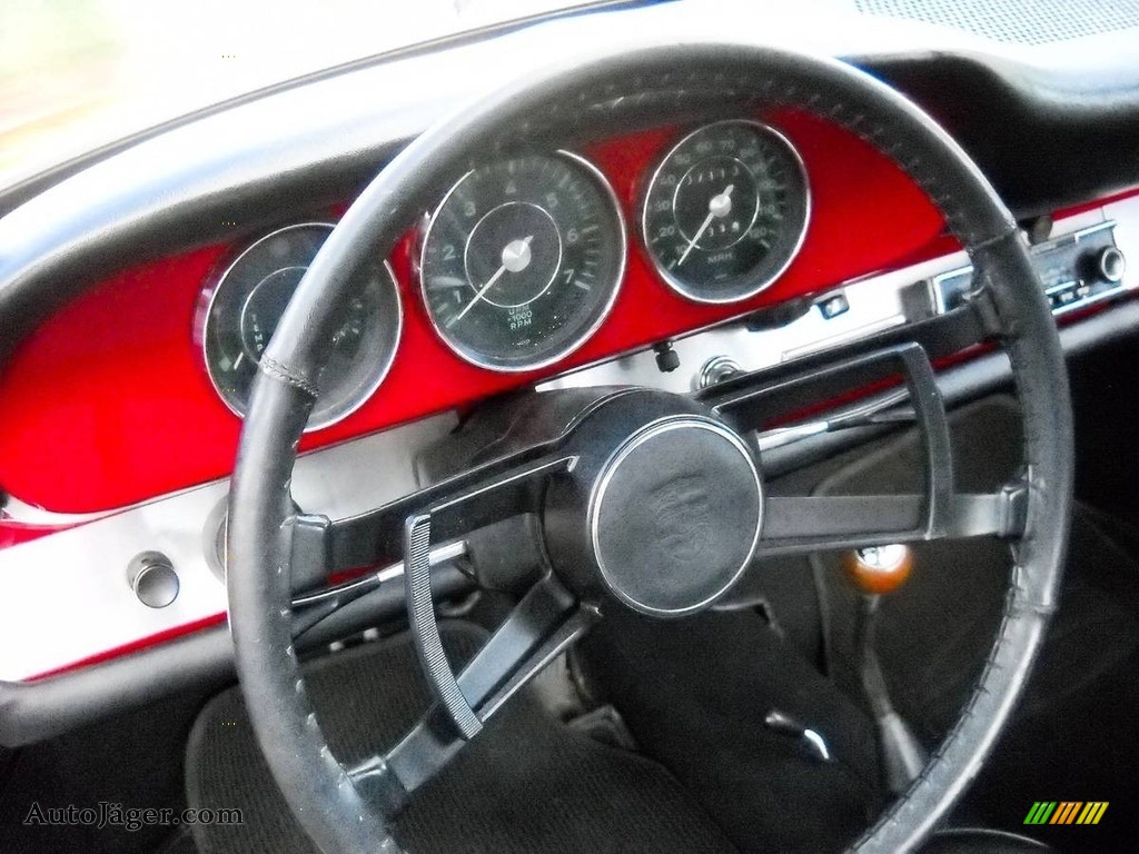 1966 912 Karmann Coupe - Polo Red / Black photo #7