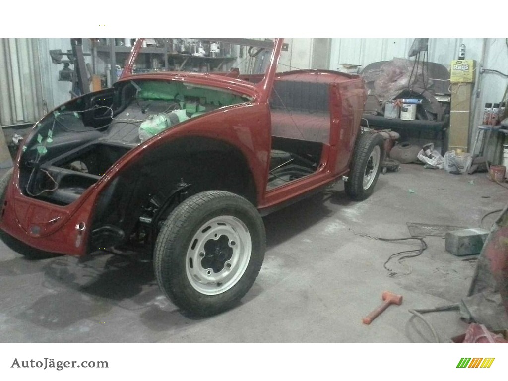1967 Beetle Convertible - Ruby Red / Black photo #10
