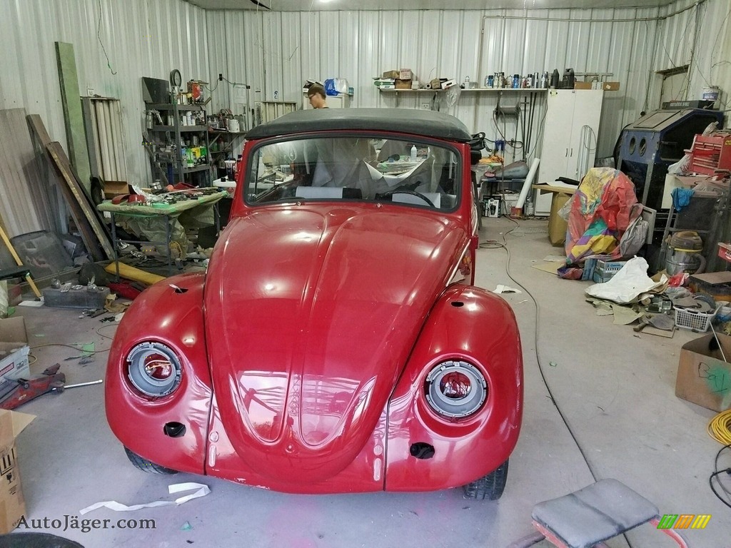 1967 Beetle Convertible - Ruby Red / Black photo #13