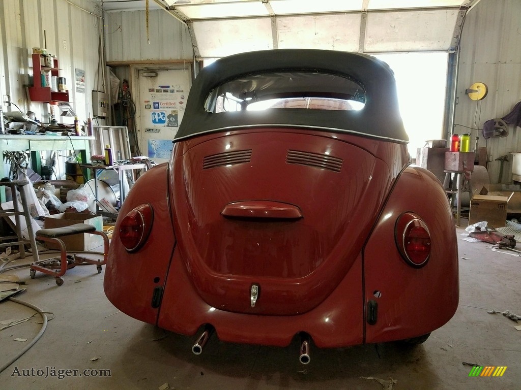 1967 Beetle Convertible - Ruby Red / Black photo #17